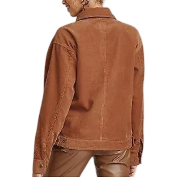 Cordoury rust jacket by wild fable. - Picture 2 of 9